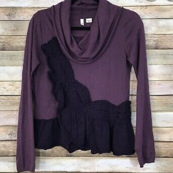 Anthropologie Sweaters - Anthropologie Moth switching sides cashmere